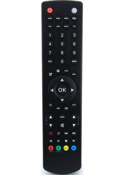 Turuncu Renkli Çok Fonksiyonlu Tv Kumanda