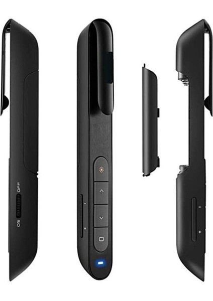 Kablosuz 2.4ghz Lazer Sunum Kumandası, Siyah, Kolay Kullanım fırsatları