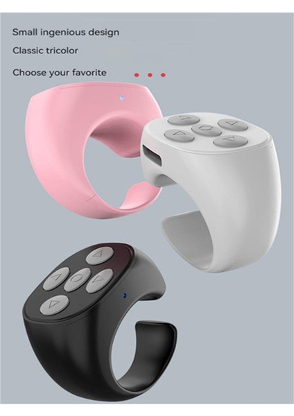 Kablosuz Bluetooth Uzaktan Kumanda, Parmak Ucu, Video Ve Selfie Kontrolü fırsatları