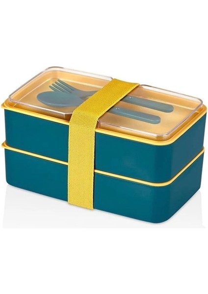 Iki Katlı Dikdörtgen Saklama ve Yemek Kabı, Pembe, Pratik ve Şık Tasarım indirimleri