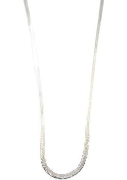 Xuping Italyan Zincir KOLYE-60CM - Gümüş