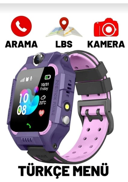 Çocuk Takip Saati, Sim Kartlı, Kamera, Gizli Dinleme, Güvenli ve Kullanışlı Tasarım