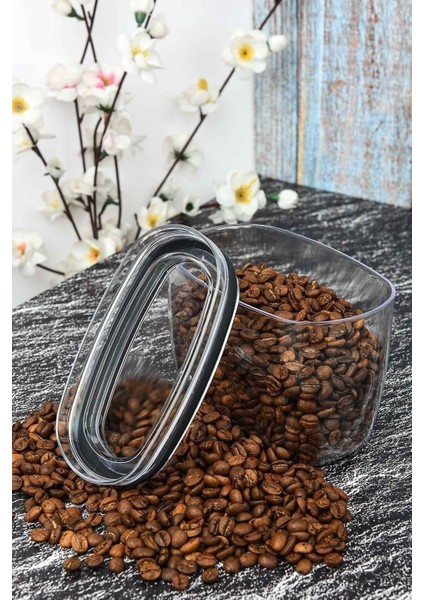 Şeffaf Oval Saklama Kabı, 900 Ml, Kapaklı, Sızdırmaz, Erzak ve Mutfak Kullanımı