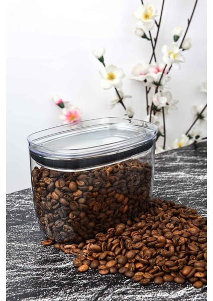Şeffaf Oval Saklama Kabı, 900 Ml, Kapaklı, Sızdırmaz, Erzak ve Mutfak Kullanımı modelleri