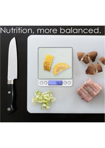 Hassas Dijital Mini Tartı Mutfak ve Kuyumcu Kullanımı 500G/001G