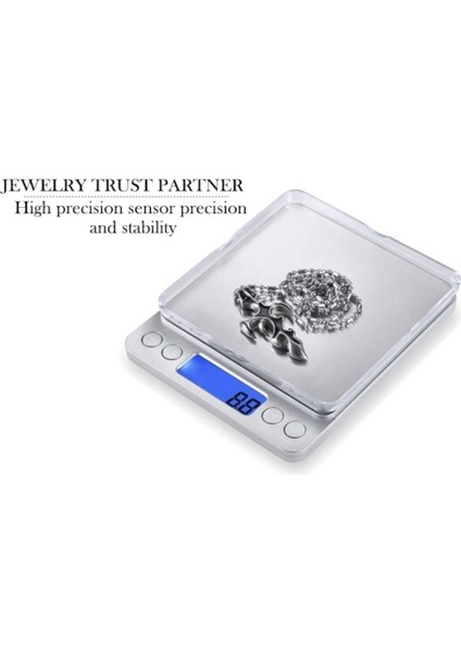 Hassas Dijital Mini Tartı Mutfak ve Kuyumcu Kullanımı 500G/001G