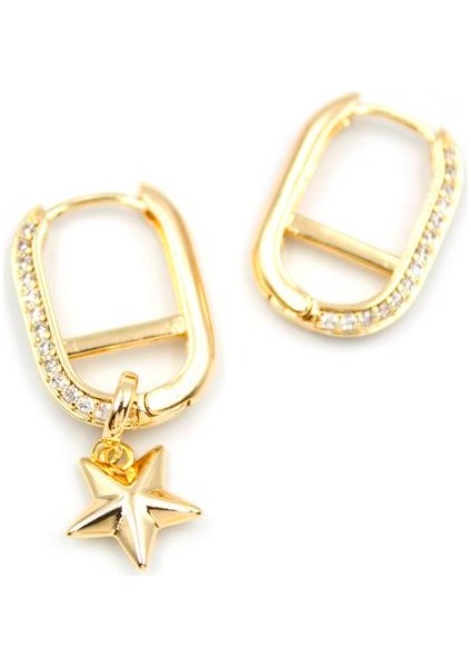 Halka Yıldız Küpe - Altın fiyatları