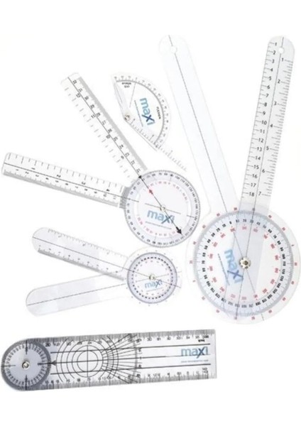 Maxi 20 cm Ortopedik Gonyometre Açı Ölçer, Hassas ve Pratik Kullanım fırsatları