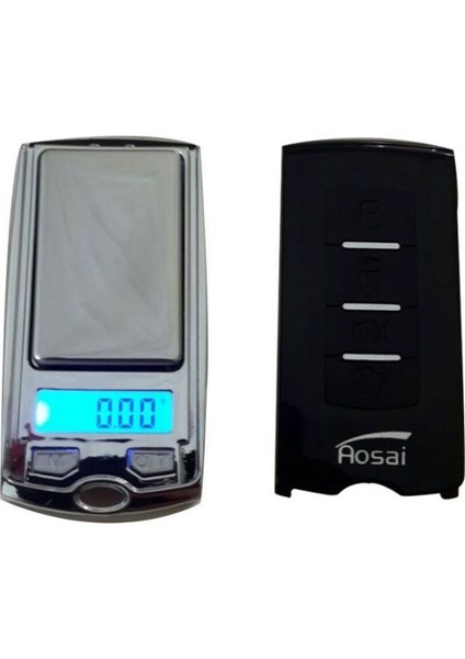 Siyah li Mini Hassas Cep Terazisi 200G Kapasite Taşıması Kolay
