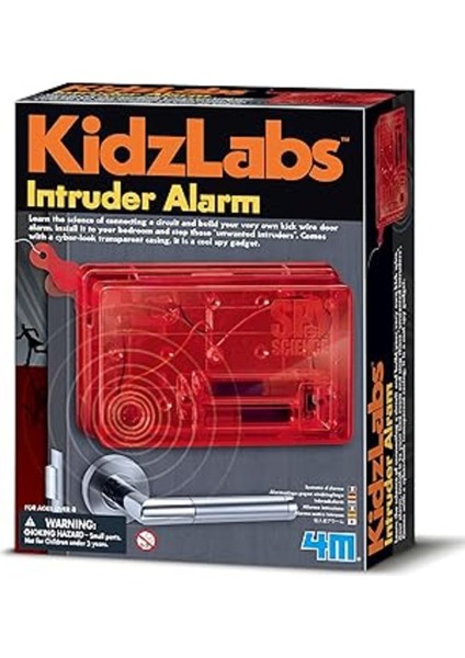 Kırmızı 4m Manyetik Güvenlik Alarm Kiti, Kolay Kurulum ve Yüksek Koruma Sağlar