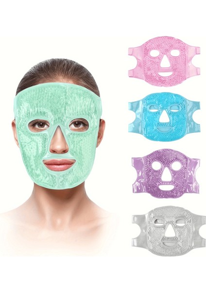 Terapi Jel Yüz Maskesi Soğuk ve Sıcak Boncuklu Ayarlanabilir Maske (Yeşil) ( Lisinya ) modelleri