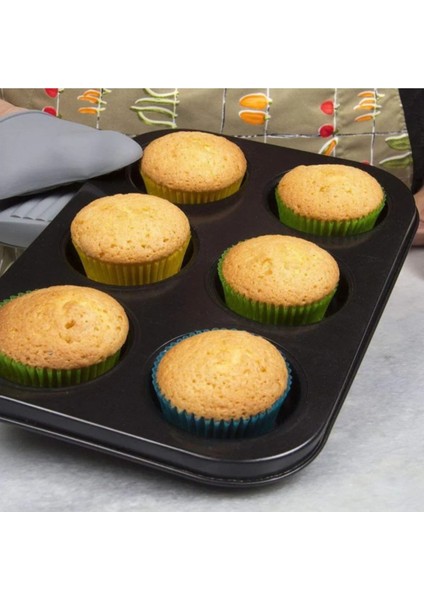 6'lı Renkli Muffin Kek Kalıbı, Pratik ve Şık Pişirme Seti fiyatları