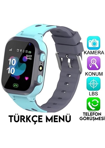 Mavi Çocuk Akıllı Saati, Konum Takipli ve Sim Kartlı Güvenli Kullanım Için Tasarlandı fiyatları