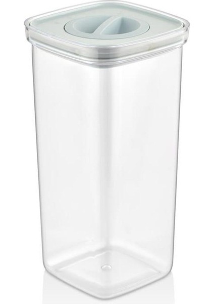 Şeffaf Sızdırmaz Saklama Kabı 1,70 Lt, Beyaz (2 Adet)