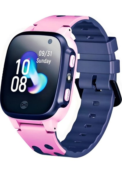 Pembe Akıllı Çocuk Takip Saati,, Kamera, S.o.s ve Gizli Dinleme Özellikli