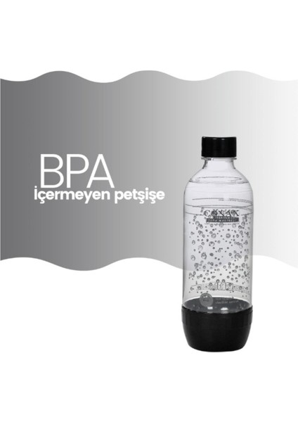 Penguen Modeli Soda Makinesi Şişesi, Dayanıklı ve Kullanışlı Tasarım