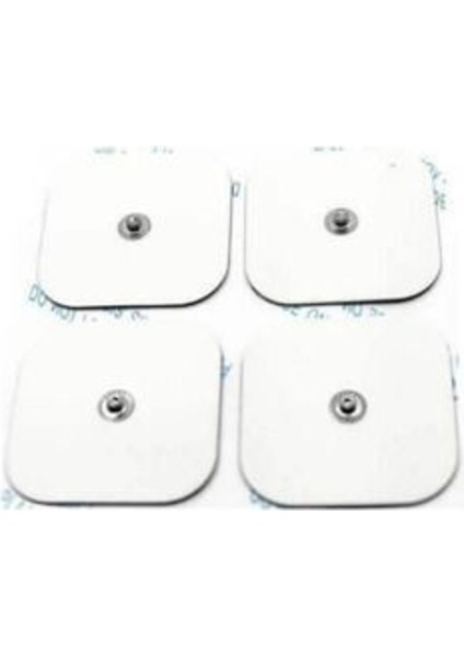 4'lü 5x5 Elektrot Pedi, Çıt Çıtlı Tens Cihazı Için Uygun ve Kullanışlı Set
