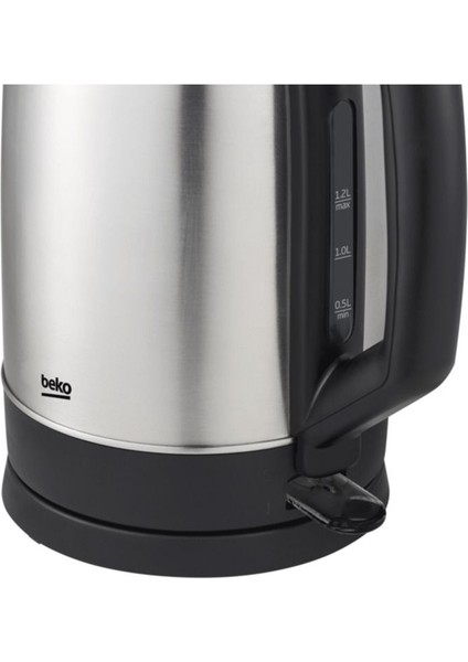 2200 W, 1.2 Lt Paslanmaz Çelik Kettle, Şık ve Dayanıklı Tasarım, Bordo Renk fırsatları