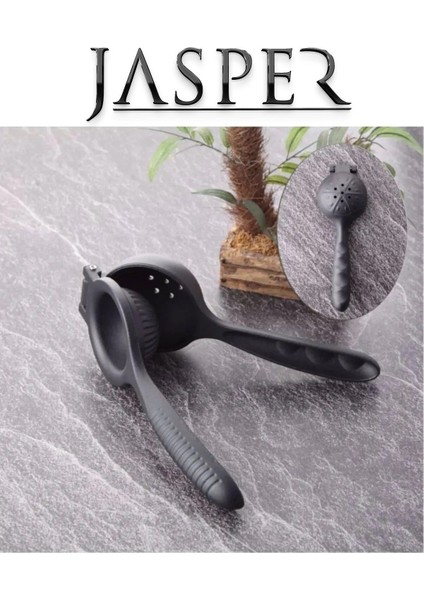 Döküm Narenciye Sıkacağı 23 Cm Portakal Limon Nar Siyah li Ürün