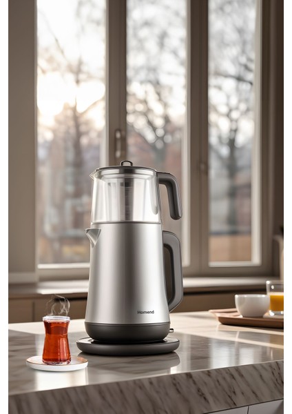 Şık Inox Çay Makinesi, 1777H Model, Dayanıklı ve Kullanışlı Tasarım