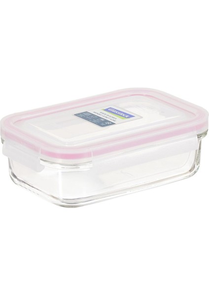 Dikdörtgen Cam Saklama Kabı, 400 Ml, Şık ve Kullanışlı Mutfak Gereci