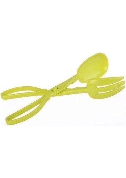 Yeşil Pratik Plastik Salata ve Makarna Servis Kaşığı modelleri