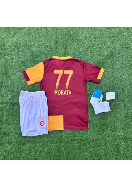 /g.â.l.a.t.â.s.a.r.â.yy 2025-26 Yeni 5 Yıldızlı Parçalı A'lvaro M'orata Çocuk Forması 4'lü Set modelleri