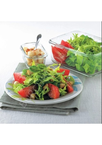 920 ml Kare Cam Saklama Kabı, Pembe, Vakumlu, Güçlü ve Şık Tasarım fırsatları