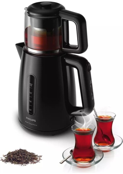 Beyaz Günlük Kullanıma Uygun Pratik Çay Makinesi HD7301/00