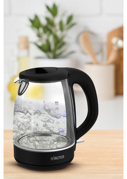 Cam Kettle, Siyah, Şık ve Dayanıklı, 4054 C Model fiyatları