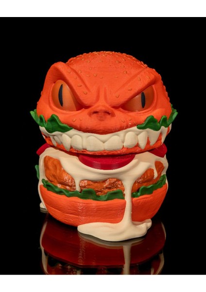 Renkli 16CM Hamburger Saklama Kutusu, Pratik ve Şık Saklama Çözümü