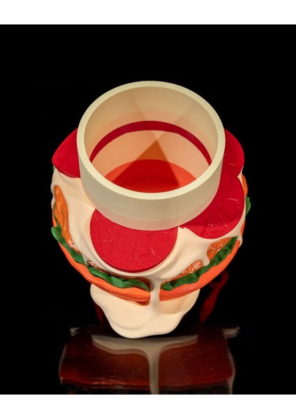 Renkli 16CM Hamburger Saklama Kutusu, Pratik ve Şık Saklama Çözümü modelleri