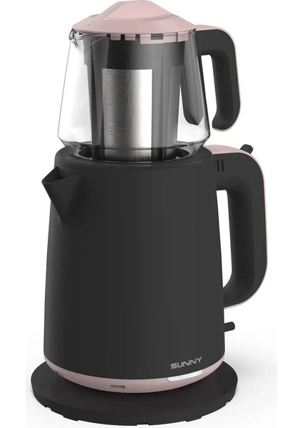 Şık Siyah Çay ve Kettle Makinesi, Hızlı ve Kolay Kullanım fiyatları
