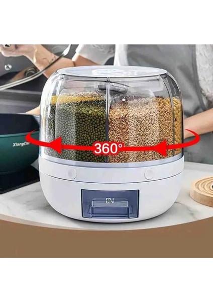 Beyaz Bakliyat Organizeri, Pratik ve Şık Mutfak Düzenleyici indirimleri