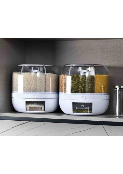 Beyaz Bakliyat Organizeri, Pratik ve Şık Mutfak Düzenleyici