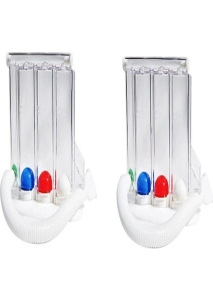 Solunum Egzersiz Cihazı, 3 Top ve 2 Top Üfleme Topu Seti
