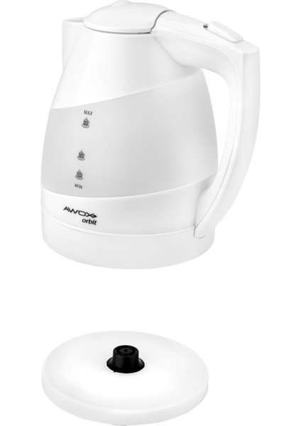 Gizli Rezistanslı Kettle, Beyaz, Pratik ve Şık Tasarım