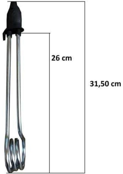 1500W Pratik Su Isıtıcı, Şık ve Kullanışlı Tasarım, Gümüş Renk fiyatları