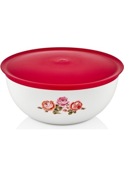 3,5 Lt Beyaz Yuvarlak Saklama Kabı, Pratik ve Şık Mutfak Gereçleri