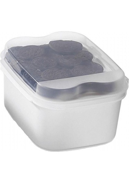 Beyaz 1600 ml Saklama Kabı, Şık ve Kullanışlı, VP-141 Modeli