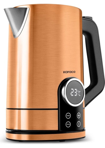 Paslanmaz Çelik Bronze Su Isıtıcı 1.7 Litre, Dayanıklı ve Şık Tasarım