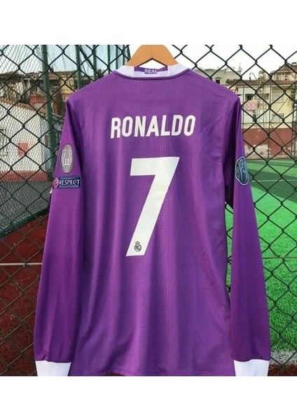 R.e.a.l M.a.d.r.i.d Cardiff 2017 Şampiyonlar Ligi Finali Cristiano Ronaldo Nostalji Forması modelleri