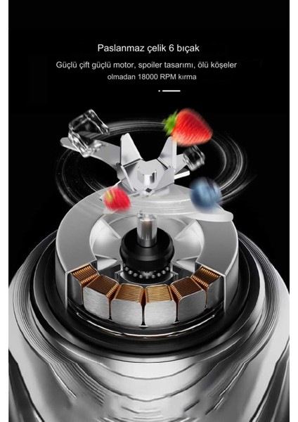 li Taşınabilir Pipetli USB Elektrikli Paslanmaz Çelik Meyve Sıkacağı fırsatları