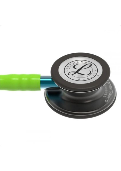 Limon Yeşili Hortumlu, Duman Gövdeli, Mavi Saplı Klinik Stetoskop indirimleri