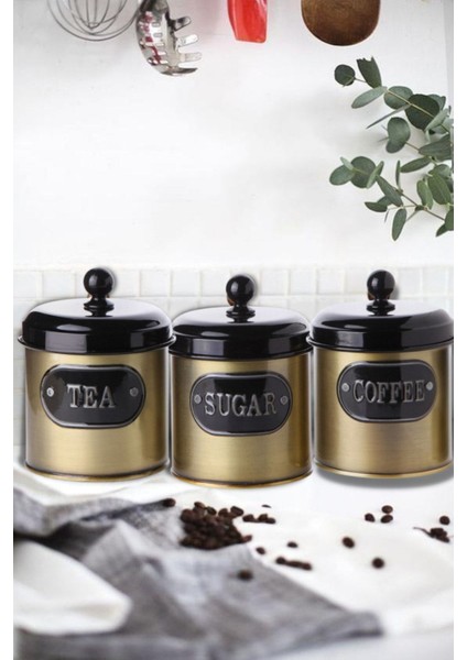 10CM Kapaklı Saklama Kabı, Siyah ve Altın Detaylı, Şık ve Pratik Kullanım