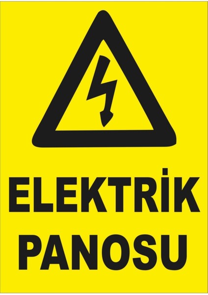 Elektrik Panosu Levhası