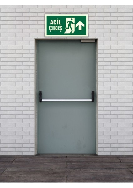 Fosforlu Acil Çıkış Levhası Bant Hediyeli Fotolümen Levha modelleri