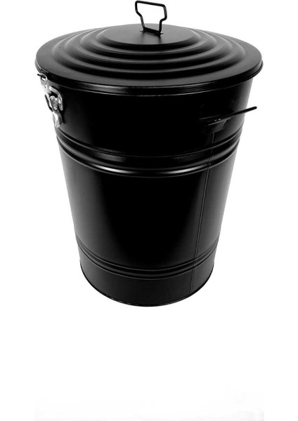 Siyah Metal Kilitli Saklama ve Çöp Kutusu, Güçlü ve Şık Tasarım fiyatları