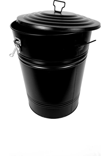 Siyah Metal Kilitli Saklama ve Çöp Kutusu, Güçlü ve Şık Tasarım modelleri