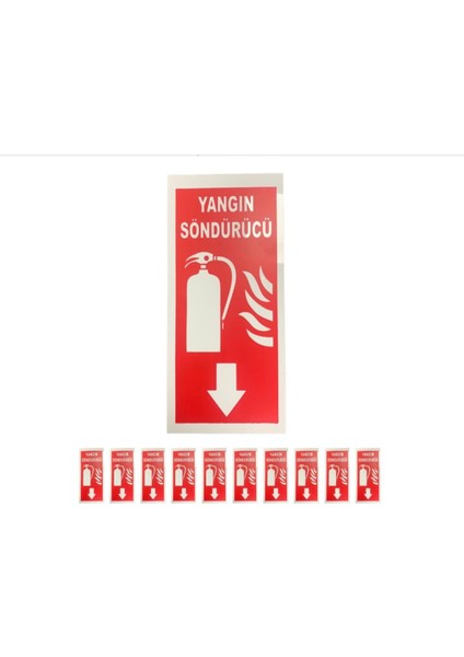 Yangın Söndürücü Levhası 10 Adet